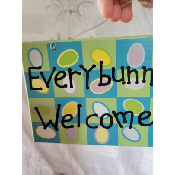 Easter Bunny hanging spring home decor - Picture 2 of 6